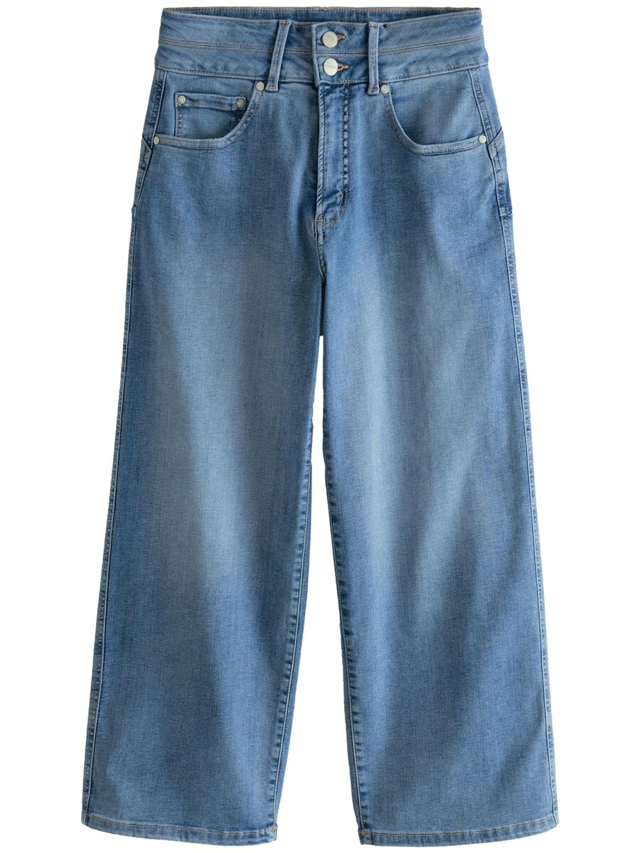 Джинсы с широкими штанинами Next, синий деним
Джинсы с широкими штанинами Next, синий деним