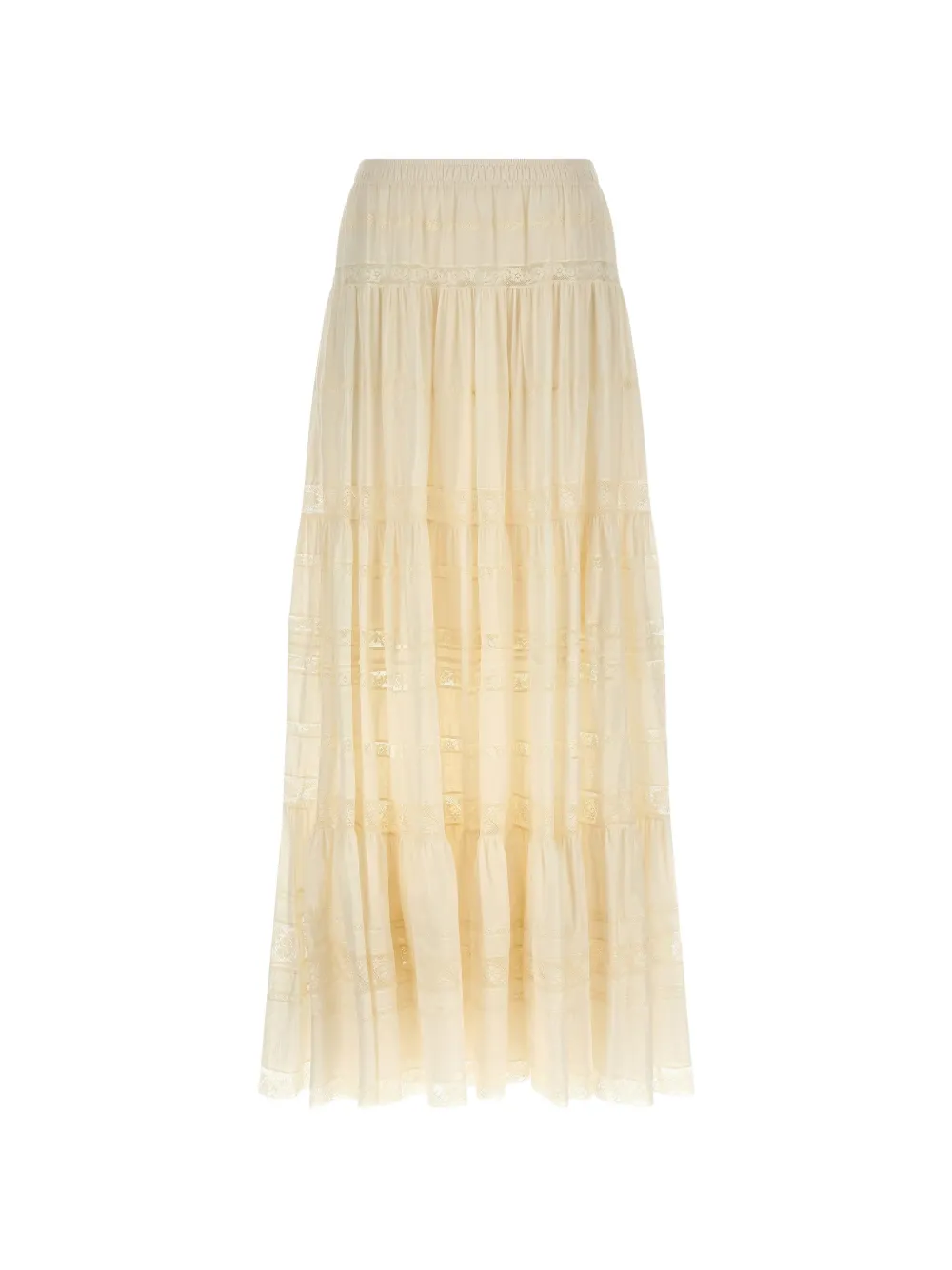 Макси-юбка с кружевными вставками Ermanno Scervino, бежевый
Макси-юбка с кружевными вставками Ermanno Scervino, бежевый