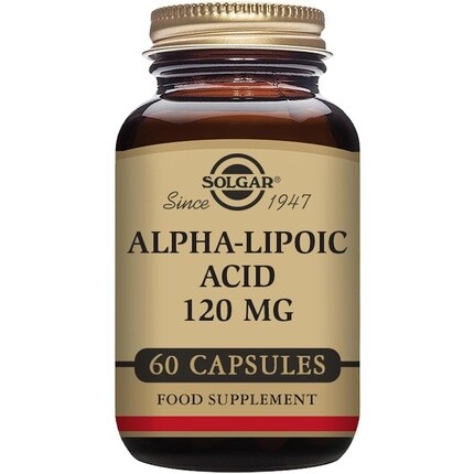 Альфа-липоевая кислота 120 мг растительные капсулы - Добавка с жирными кислотами, Solgar
Альфа-липоевая кислота 120 мг растительные капсулы - Добавка с жирными кислотами, Solgar