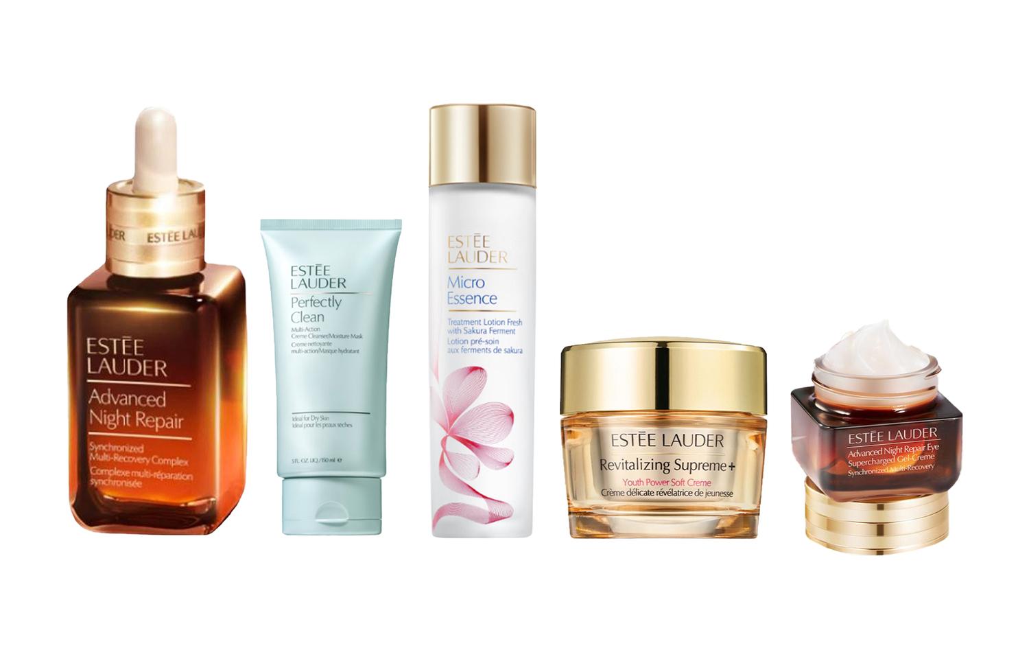 ESTEE LAUDER YASHILANDAI Serums Cleanser Collagen Cream Skincare Sets Soothing Moisturizing Five Piece Set
ESTEE LAUDER YASHILANDAI Serums Cleanser Collagen Cream Skincare Sets Soothing Moisturizing Five Piece Set