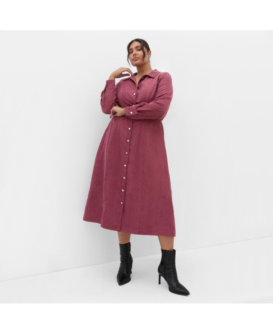 Женское миди-платье Leia с длинными рукавами CITY CHIC, Beet red
Женское миди-платье Leia с длинными рукавами CITY CHIC, Beet red