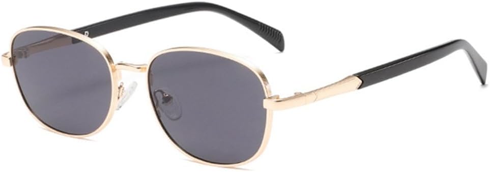 Ретро-солнцезащитные очки в металлической оправе для женщин, прозрачные линзы, защита от УФ-излучения UV400; мужские солнцезащитные очки в стиле панк LANGSER, Golden Grey
Ретро-солнцезащитные очки в металлической оправе для женщин, прозрачные линзы, защита от УФ-излучения UV400; мужские солнцезащитные очки в стиле панк LANGSER, Golden Grey