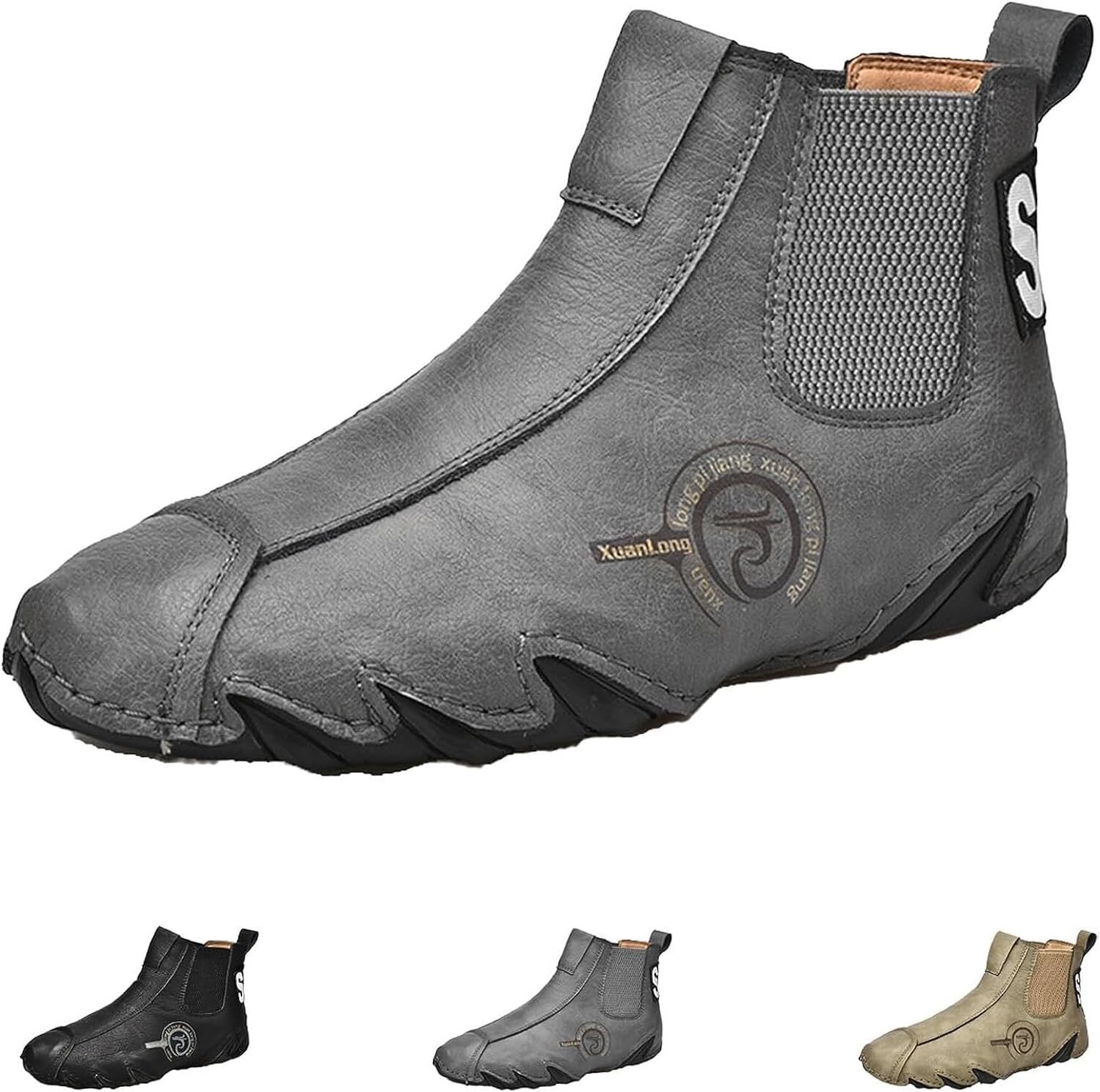 Мужские итальянские ручной работы челси-бутсы, винтажные высокие кожаные легкие удобные повседневные ботинки на пуговицах, модные мужские повседневные ботинки чукка Generic, серый
Мужские итальянские ручной работы челси-бутсы, винтажные высокие кожаные легкие удобные повседневные ботинки на пуговицах, модные мужские повседневные ботинки чукка Generic, серый