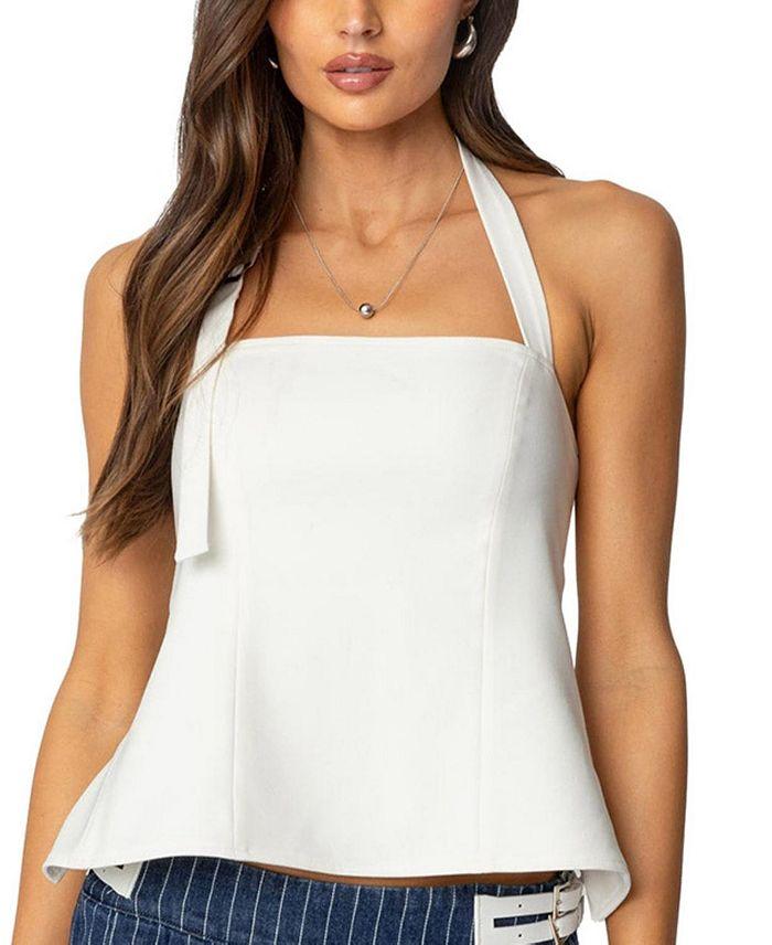 Топ-халтер Yazi с открытой спиной Edikted, слоновая кость/кремовый
Топ-халтер Yazi с открытой спиной Edikted, слоновая кость/кремовый