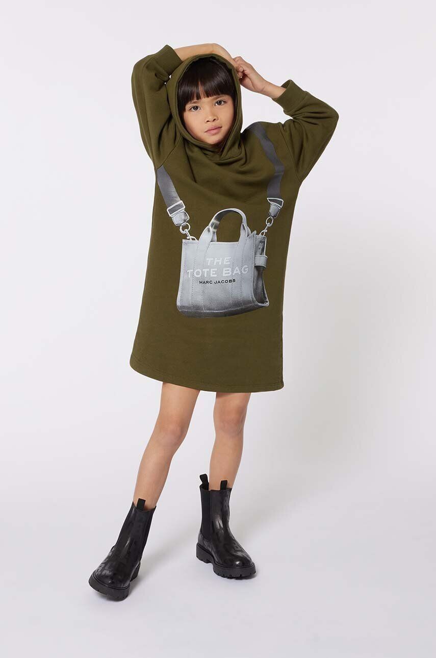 Хлопковое платье Marc Jacobs для девочек, зеленый
Хлопковое платье Marc Jacobs для девочек, зеленый
