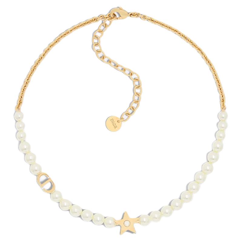 DIOR Золотое металлическое колье Women's Gold
DIOR Золотое металлическое колье Women's Gold