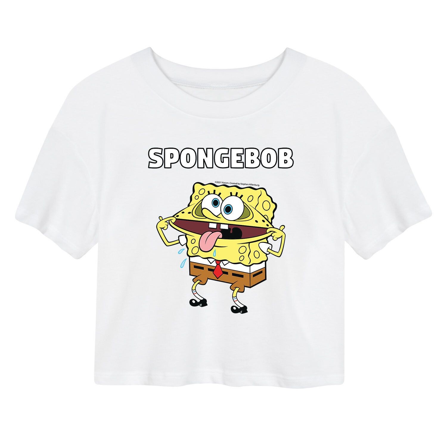 Укороченная футболка для юниоров «Губка Боб Квадратные Штаны» Licensed Character