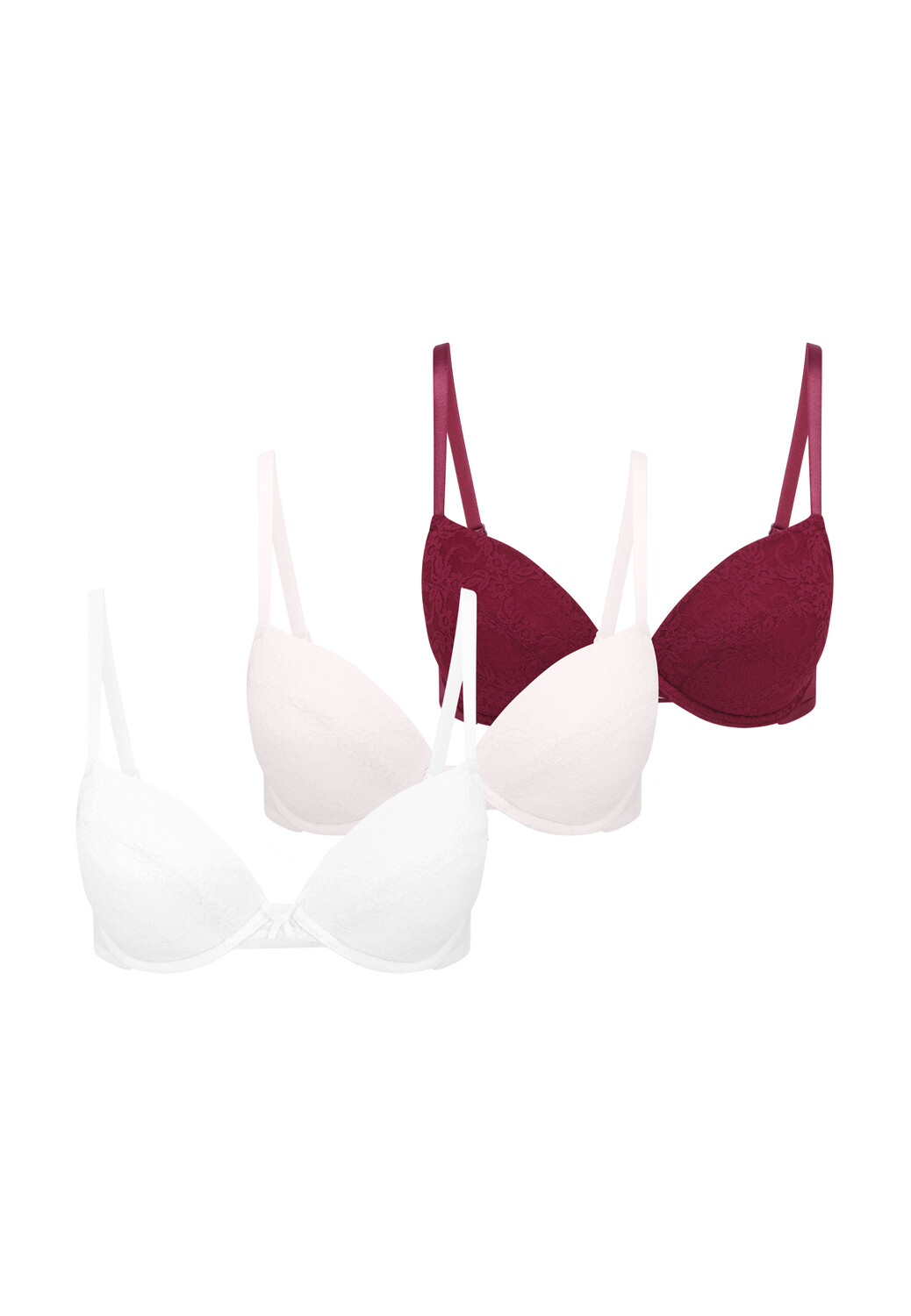 Бюстгальтер пуш ап PETITE FLEUR, цвет weiß+rosé+brombeer
Бюстгальтер пуш ап PETITE FLEUR, цвет weiß+rosé+brombeer