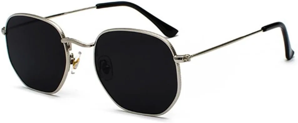 Солнцезащитные очки Hexagon для мужчин и женщин, многоугольные солнцезащитные очки в стиле ретро, металлическая оправа, защита от УФ-излучения TOP UV400 HDUBFY, 9
Солнцезащитные очки Hexagon для мужчин и женщин, многоугольные солнцезащитные очки в стиле ретро, металлическая оправа, защита от УФ-излучения TOP UV400 HDUBFY, 9