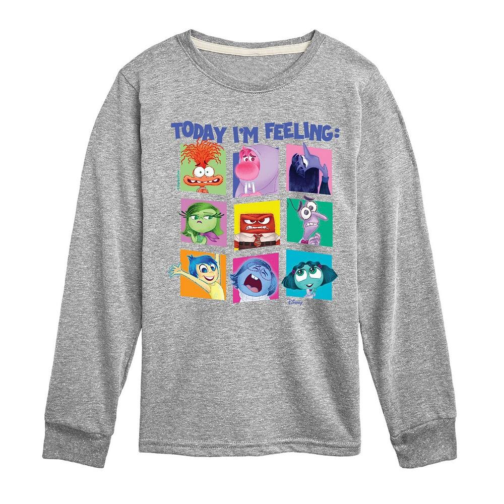 Футболка с длинными рукавами и рисунком «Сегодня я чувствую сетку» для мальчиков 8–20 лет Disney/Pixar's Inside Out 2 Disney / Pixar, цвет Athletic Heather
Футболка с длинными рукавами и рисунком «Сегодня я чувствую сетку» для мальчиков 8–20 лет Disney/Pixar's Inside Out 2 Disney / Pixar, цвет Athletic Heather