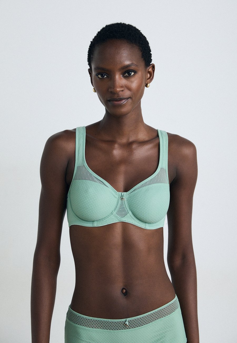 Бюстгальтер LASCANA NUANCE BY LASCANA MINIMIZER BRA, Sage/Dark Green
Бюстгальтер LASCANA NUANCE BY LASCANA MINIMIZER BRA, Sage/Dark Green