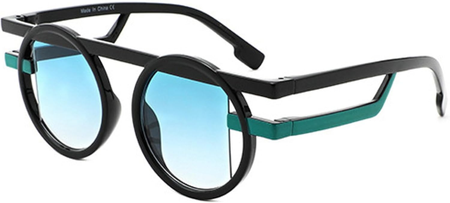 Ретро круглые солнцезащитные очки для женщин, модные градиентные очки для мужчин, панк-очки, сине-зеленые солнцезащитные очки, очки для активного отдыха и путешествий mincl, C5
Ретро круглые солнцезащитные очки для женщин, модные градиентные очки для мужчин, панк-очки, сине-зеленые солнцезащитные очки, очки для активного отдыха и путешествий mincl, C5