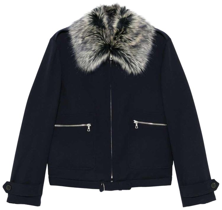Куртка Dries Van Noten Faux Fur Collar Wool Bomber Jacket 'Navy', синий
Куртка Dries Van Noten Faux Fur Collar Wool Bomber Jacket 'Navy', синий
