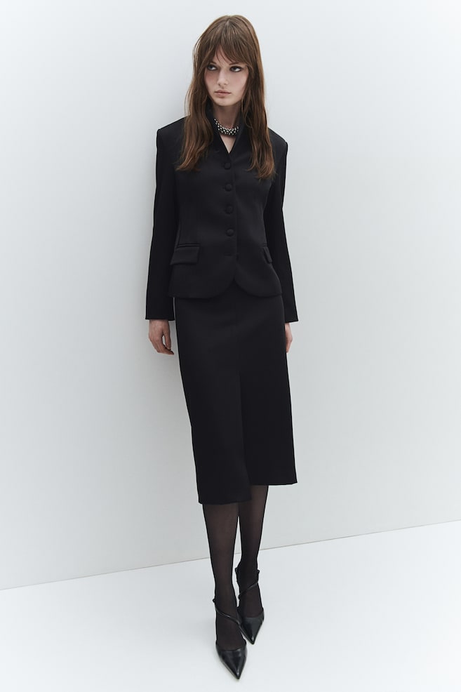 Атласная юбка миди H&M, черный
Атласная юбка миди H&M, черный