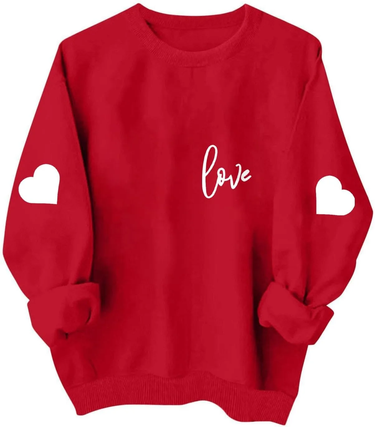 Свитшот Valentine's для женщин с принтом в виде сердца, Plus Size, длинный рукав
Свитшот Valentine's для женщин с принтом в виде сердца, Plus Size, длинный рукав