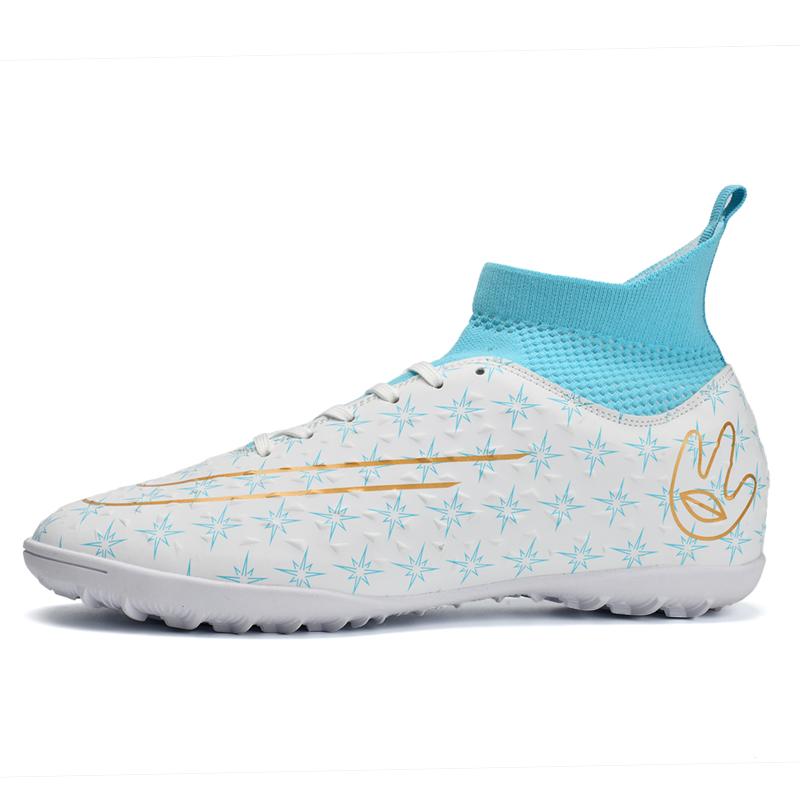Kuding Футбольные бутсы мужские высокие White Moon/Black Blue/Black/Gold - White Moon Turf, цвет White Moon Turf
Kuding Футбольные бутсы мужские высокие White Moon/Black Blue/Black/Gold - White Moon Turf, цвет White Moon Turf