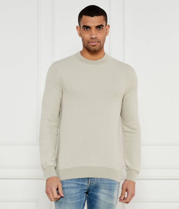 Свитер мужской Boss Orange с круглым вырезом, бежевый
Свитер мужской Boss Orange с круглым вырезом, бежевый