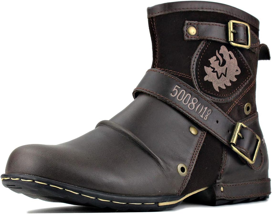 Мужские мото-сапоги OSSTONE, стильные кожаные чукка с застежкой-молнией, повседневная обувь OS-5008-1-ABNH, темно-коричневый
Мужские мото-сапоги OSSTONE, стильные кожаные чукка с застежкой-молнией, повседневная обувь OS-5008-1-ABNH, темно-коричневый