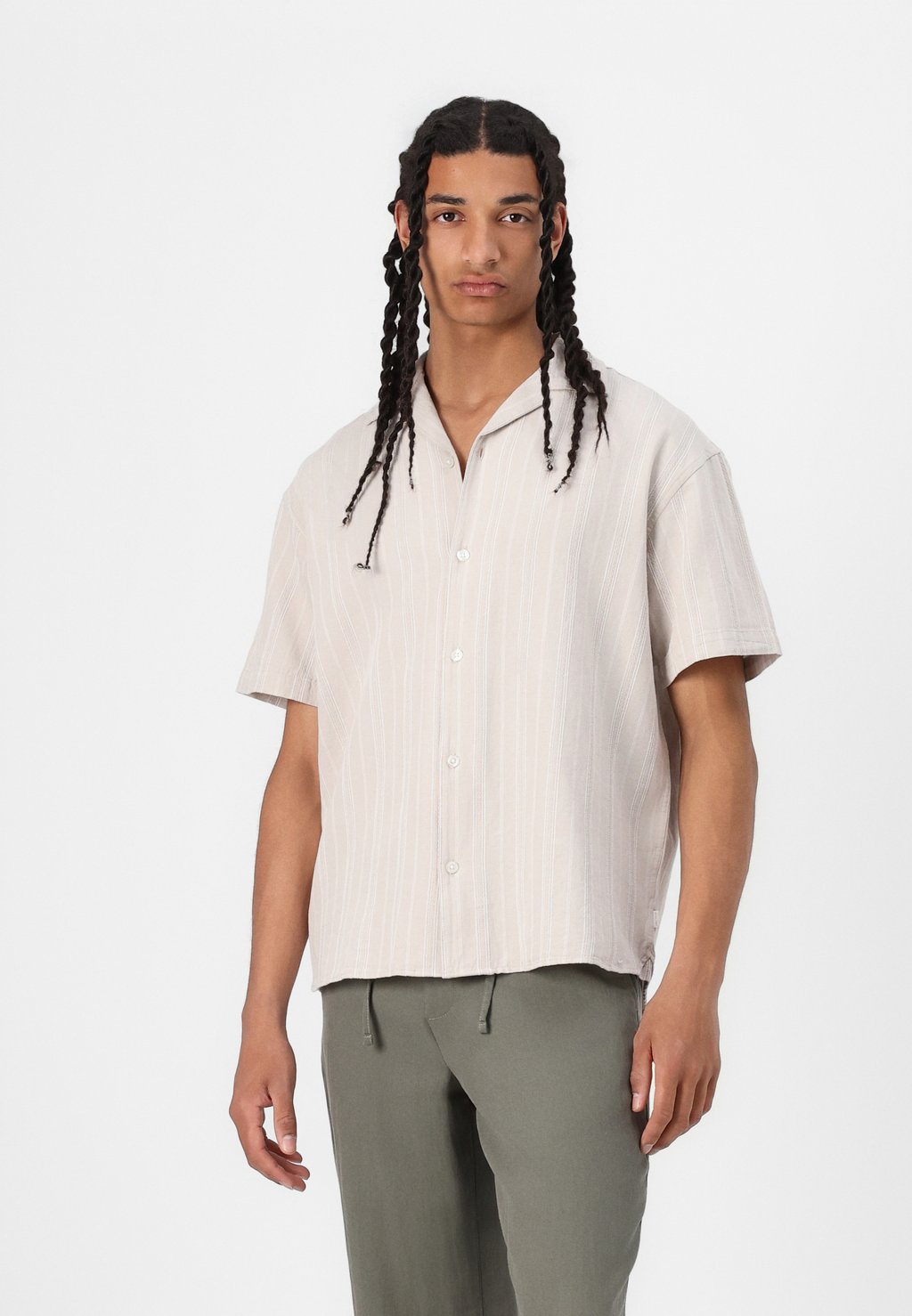 Рубашка JPRCCMONTANA DOBBY Jack & Jones PREMIUM, бежевый 
Рубашка JPRCCMONTANA DOBBY Jack & Jones PREMIUM, бежевый