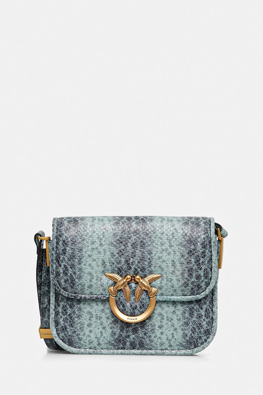 Кожаная сумка Pinko, бирюзовый
Кожаная сумка Pinko, бирюзовый