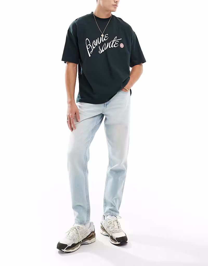 Зауженные джинсы ASOS DESIGN светло-голубого цвета
Зауженные джинсы ASOS DESIGN светло-голубого цвета