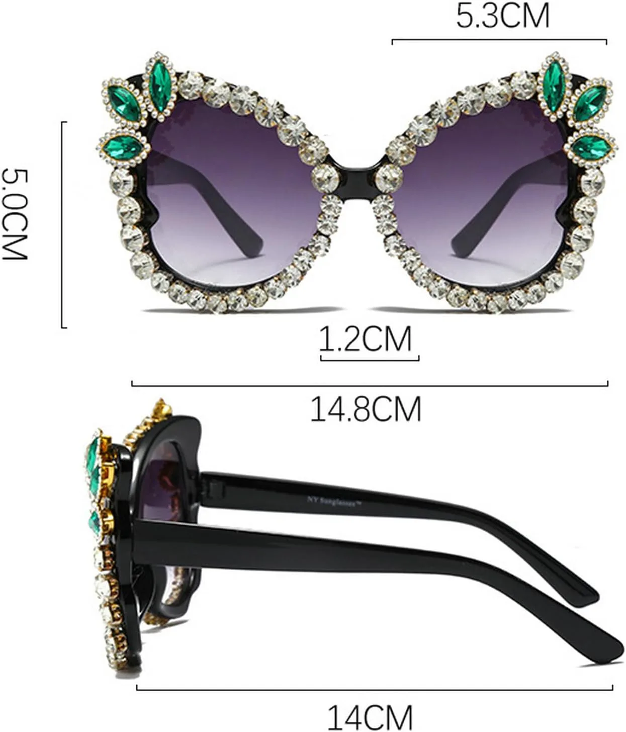 Винтажные солнцезащитные очки Laureles с крупными стразами в виде бабочек для женщин, модные солнцезащитные очки Diamond Cat для мужчин (2023), White Grey
Винтажные солнцезащитные очки Laureles с крупными стразами в виде бабочек для женщин, модные солнцезащитные очки Diamond Cat для мужчин (2023), White Grey