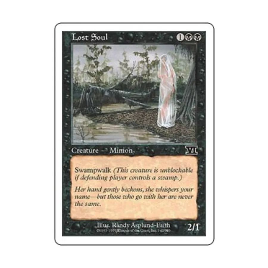 CCG Потерянная душа (С), MTG - 6th Edition (Classic)
CCG Потерянная душа (С), MTG - 6th Edition (Classic)