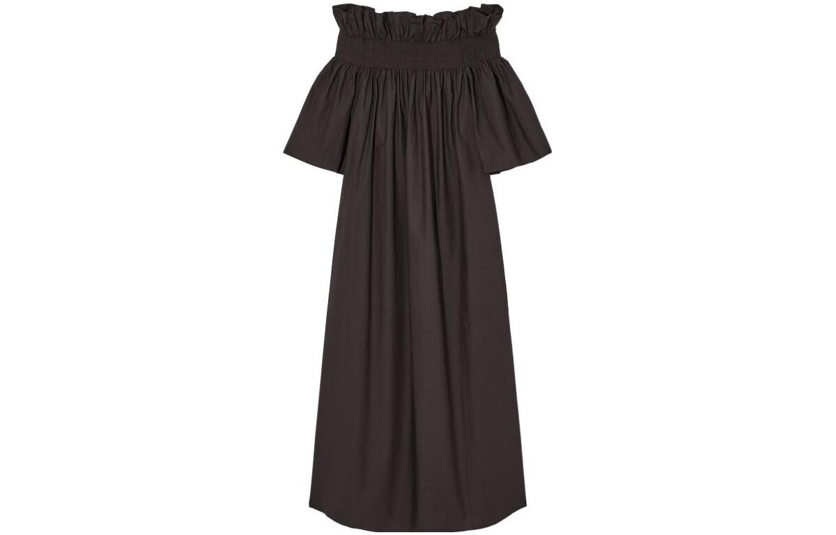 Платье с короткими рукавами женское темно-коричневое Cos
Платье с короткими рукавами женское темно-коричневое Cos