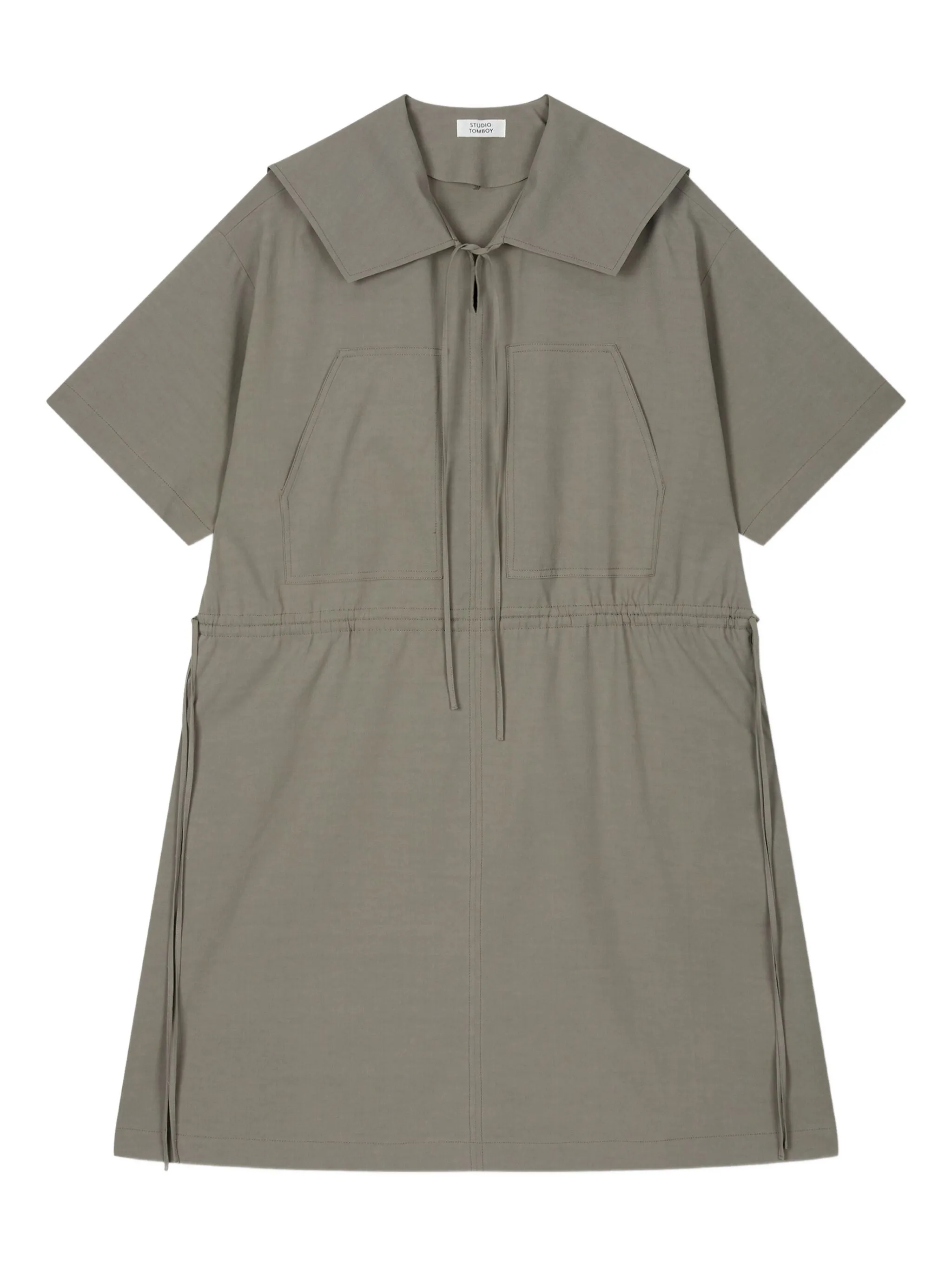 Платье мини с матросским воротником Tomboy, зеленый
Платье мини с матросским воротником Tomboy, зеленый