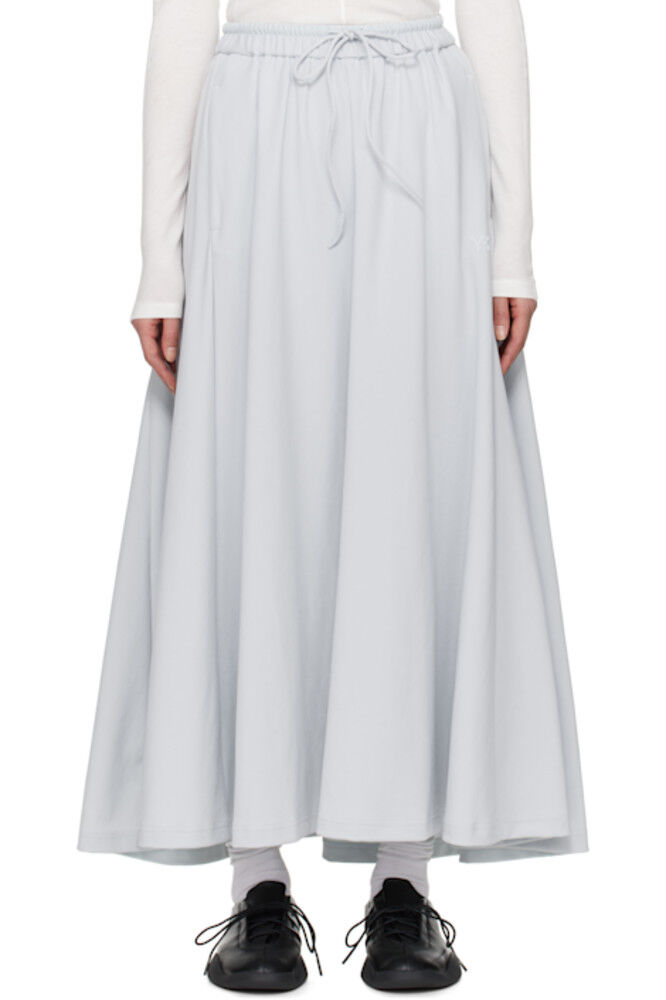 Серая макси-юбка с тремя полосками Y-3
Серая макси-юбка с тремя полосками Y-3