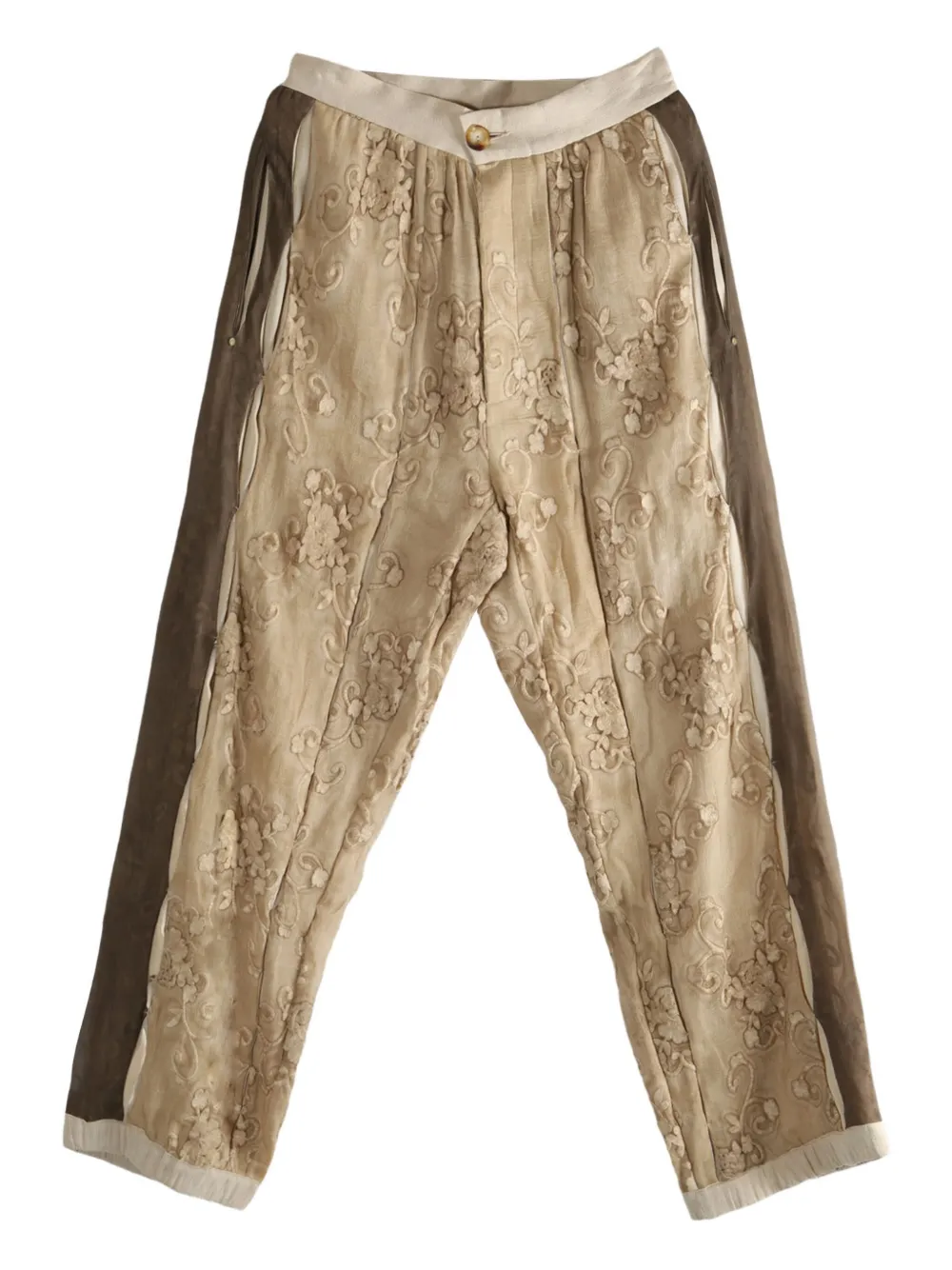 Брюки с цветочными деталями COMMUNS, нейтральный
Брюки с цветочными деталями COMMUNS, нейтральный