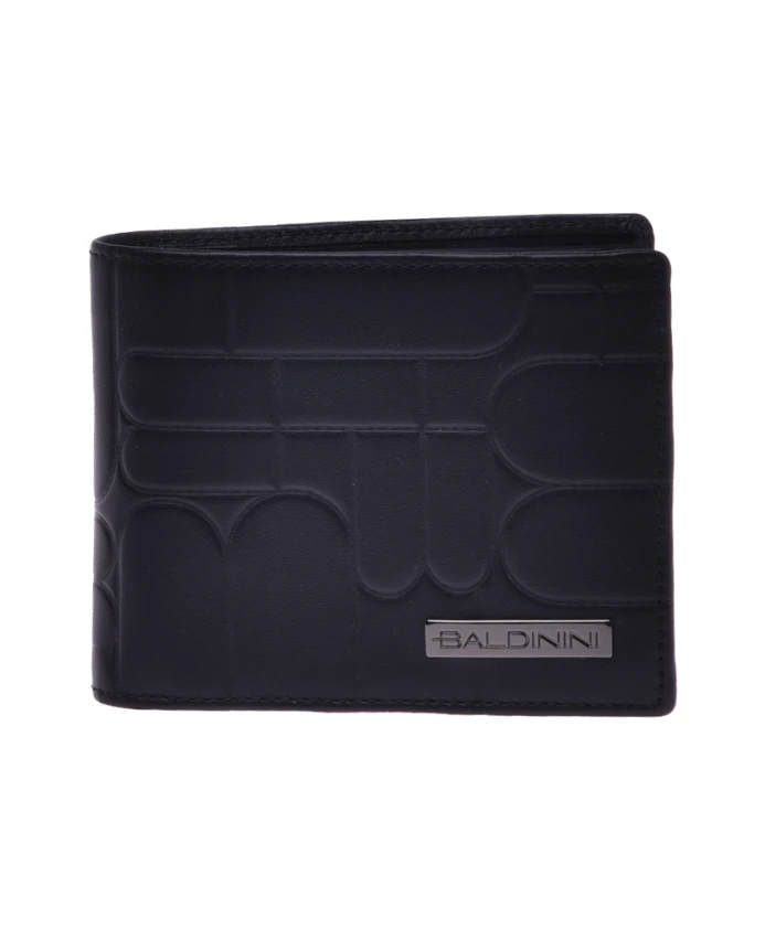 Кошелек из стеганой кожи темно серого цвета с монограммой Baldinini, черный
Кошелек из стеганой кожи темно серого цвета с монограммой Baldinini, черный