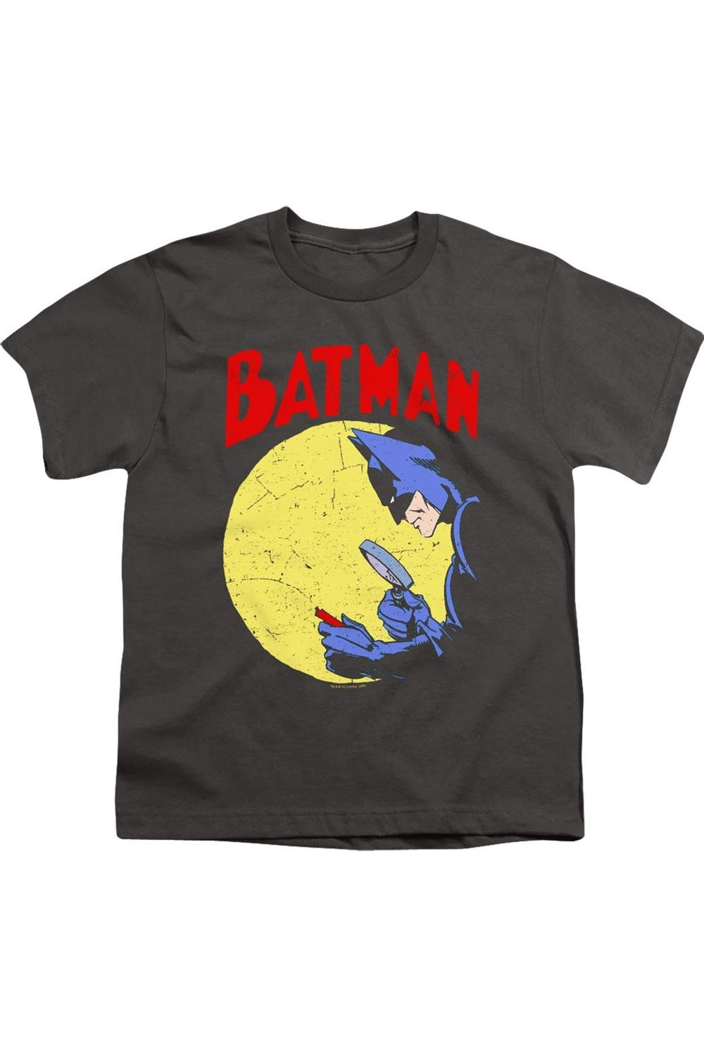 Футболка с коротким рукавом Batman Detective 75 для детей Gildan, Charcoal 
Футболка с коротким рукавом Batman Detective 75 для детей Gildan, Charcoal