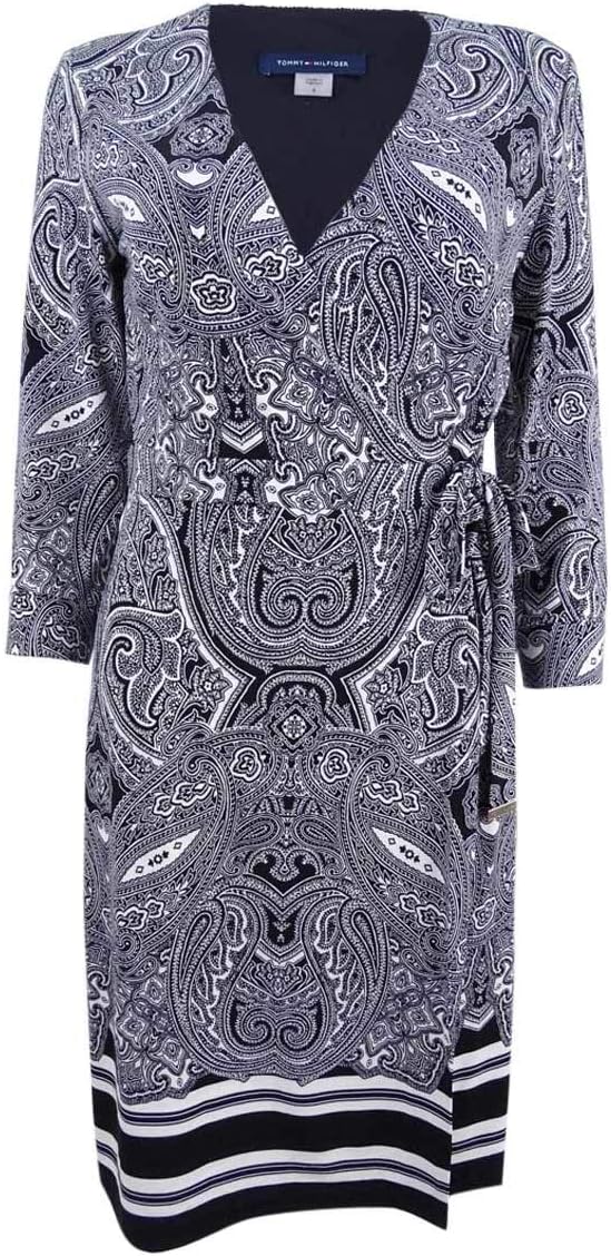 Женское платье-халат из джерси Tommy Hilfiger с имитацией запаха, Black/Vanilla
Женское платье-халат из джерси Tommy Hilfiger с имитацией запаха, Black/Vanilla