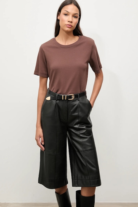 Хлопковая футболка Answear.Lab, коричневый
Хлопковая футболка Answear.Lab, коричневый