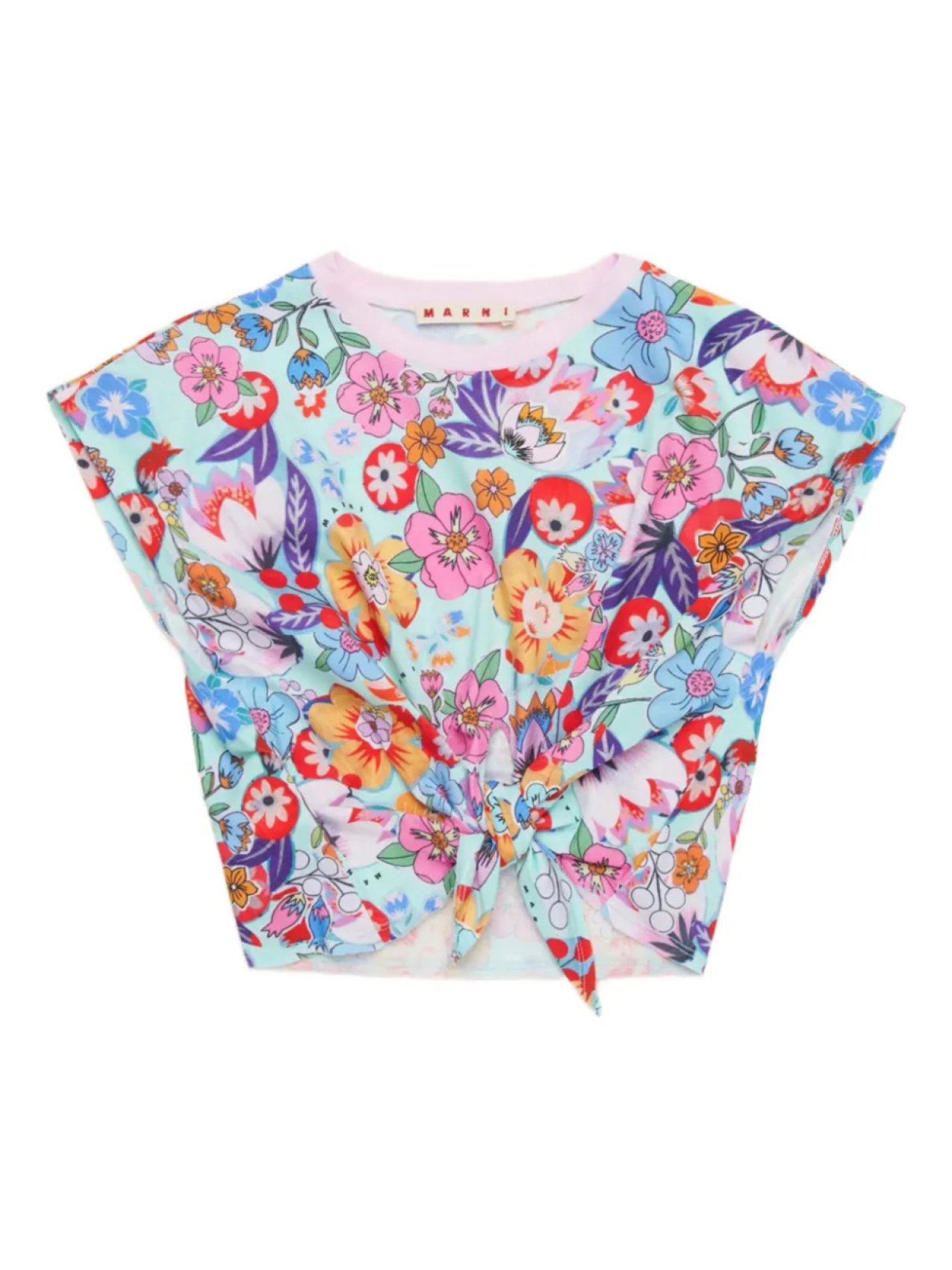 Праздничная футболка Marni Kids, синий 
Праздничная футболка Marni Kids, синий