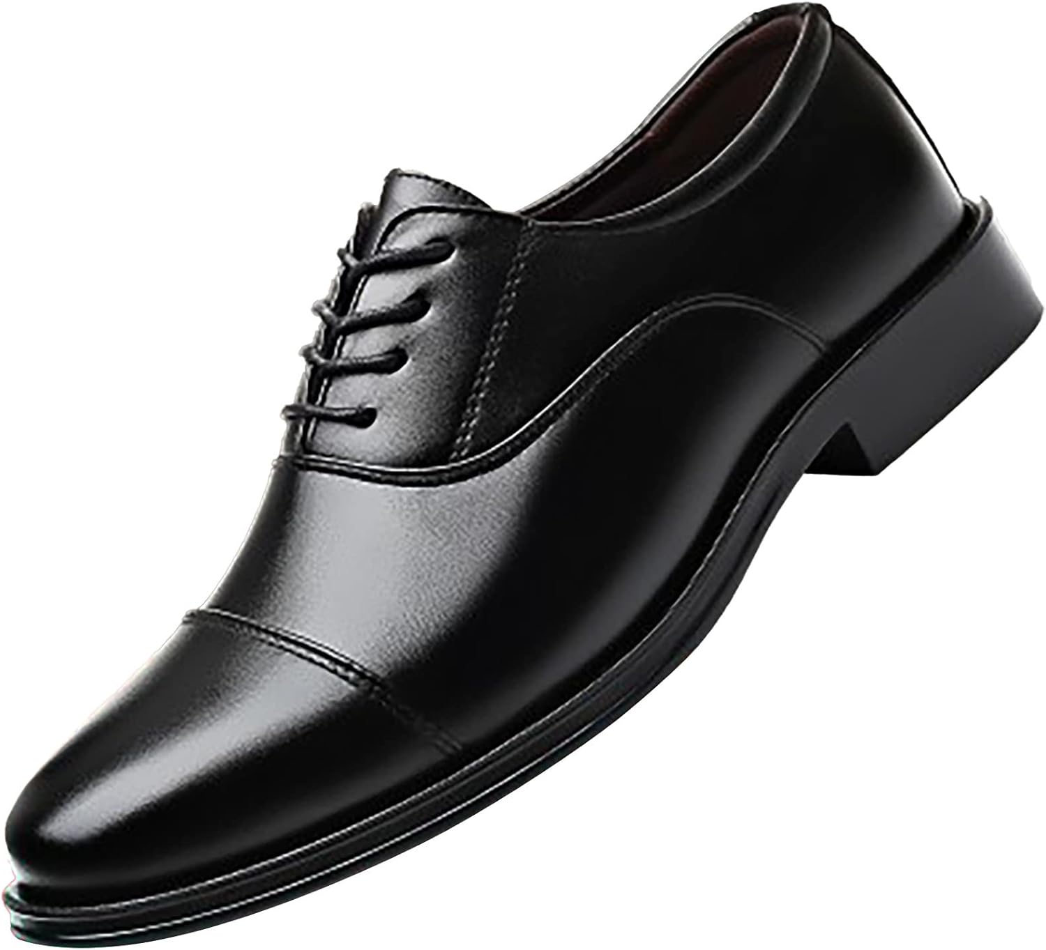 Мужские кожаные туфли CsgrFagr для делового стиля, молодежные с круглым носком, британского стиля, дышащие и повседневные туфли с блестящей отделкой крыльями (черные, размер 11)
Мужские кожаные туфли CsgrFagr для делового стиля, молодежные с круглым носком, британского стиля, дышащие и повседневные туфли с блестящей отделкой крыльями (черные, размер 11)