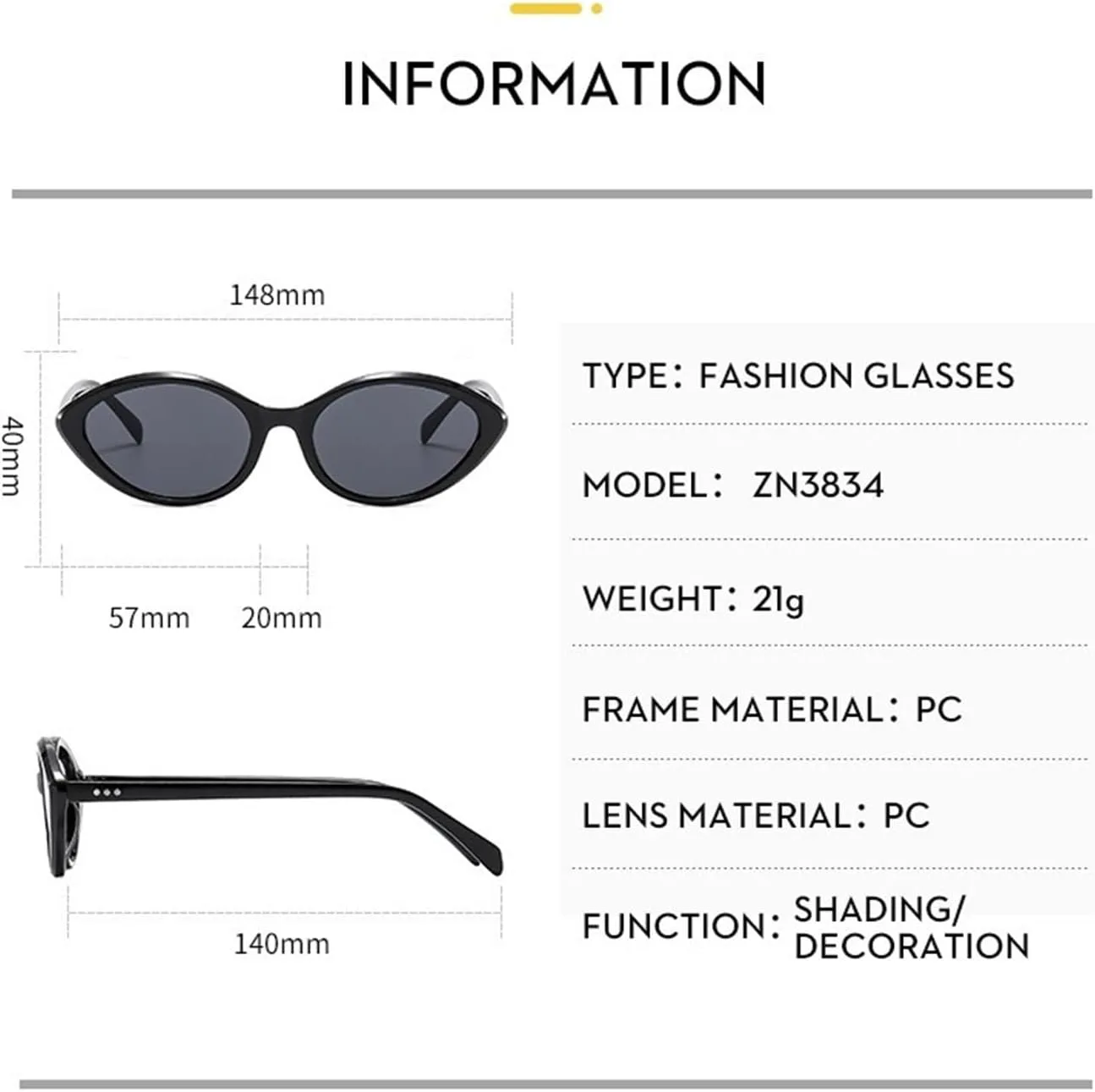 Мужские солнцезащитные очки в маленькой оправе для поездок на работу, женские декоративные солнцезащитные очки для отдыха на природе Generic, Multi-colored
Мужские солнцезащитные очки в маленькой оправе для поездок на работу, женские декоративные солнцезащитные очки для отдыха на природе Generic, Multi-colored