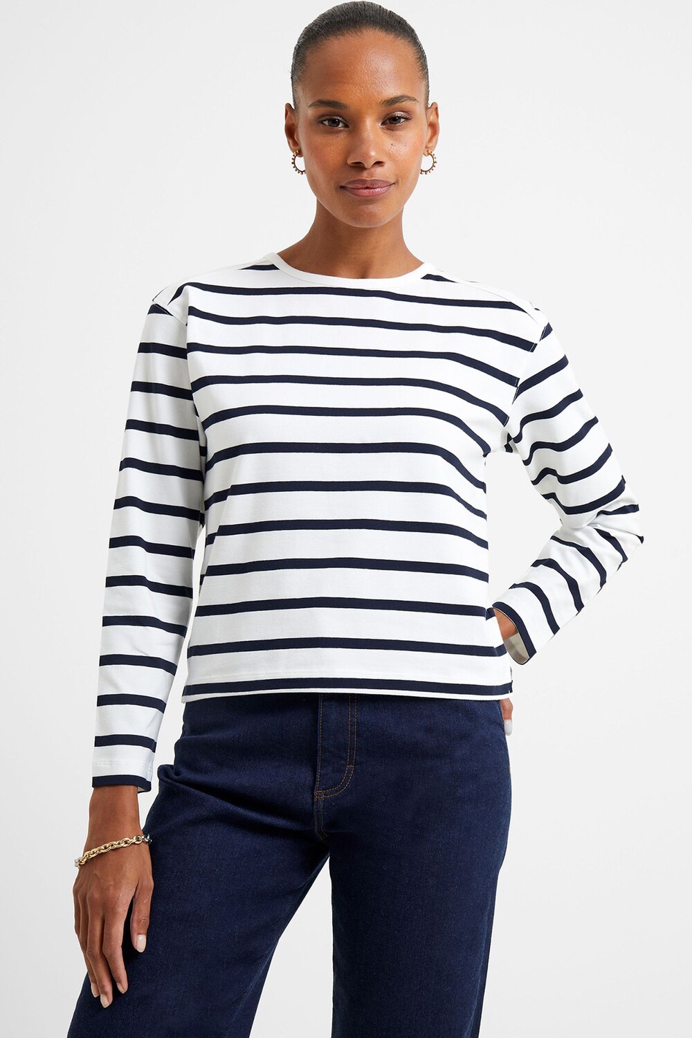 Полосатая рубашка в стиле ралли French Connection, белый
Полосатая рубашка в стиле ралли French Connection, белый