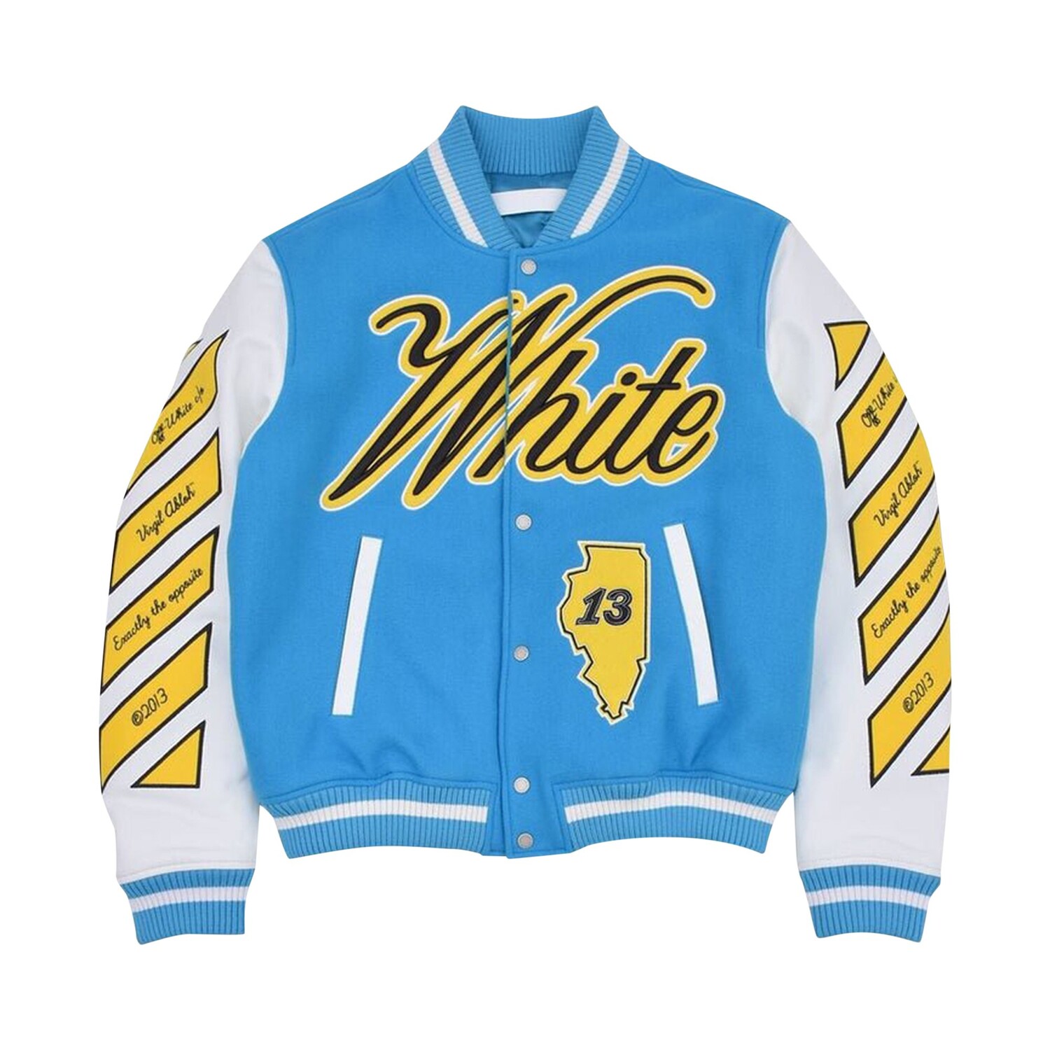 Кожаная куртка Off-White Vars World Бирюзовый/Желтый
Кожаная куртка Off-White Vars World Бирюзовый/Желтый