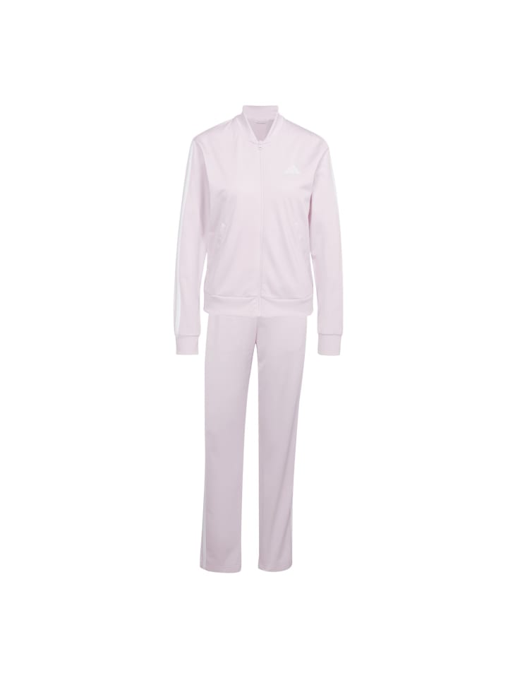 Adidas Спортивный костюм в розовую полоску с тремя полосками
Adidas Спортивный костюм в розовую полоску с тремя полосками