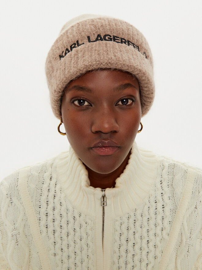 Зимняя шапка KARL LAGERFELD 246W3411, бежевый 
Зимняя шапка KARL LAGERFELD 246W3411, бежевый