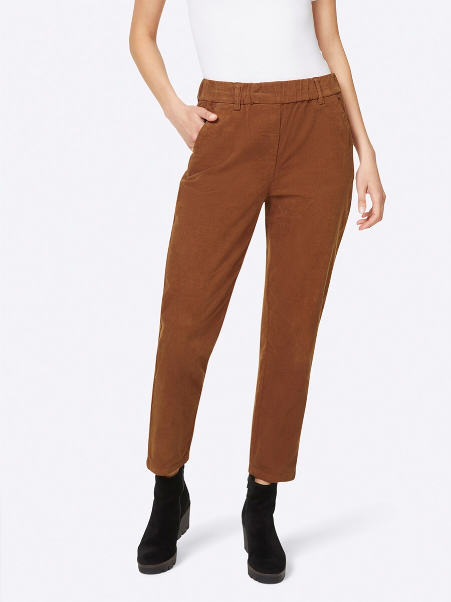 Брюки свободного кроя heine, коричневый
Брюки свободного кроя heine, коричневый