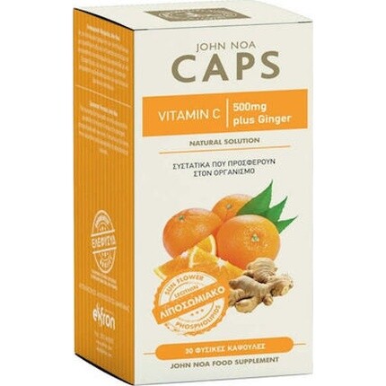 Витамин С 500 мг плюс имбирь 30 капсул John Noa
Витамин С 500 мг плюс имбирь 30 капсул John Noa