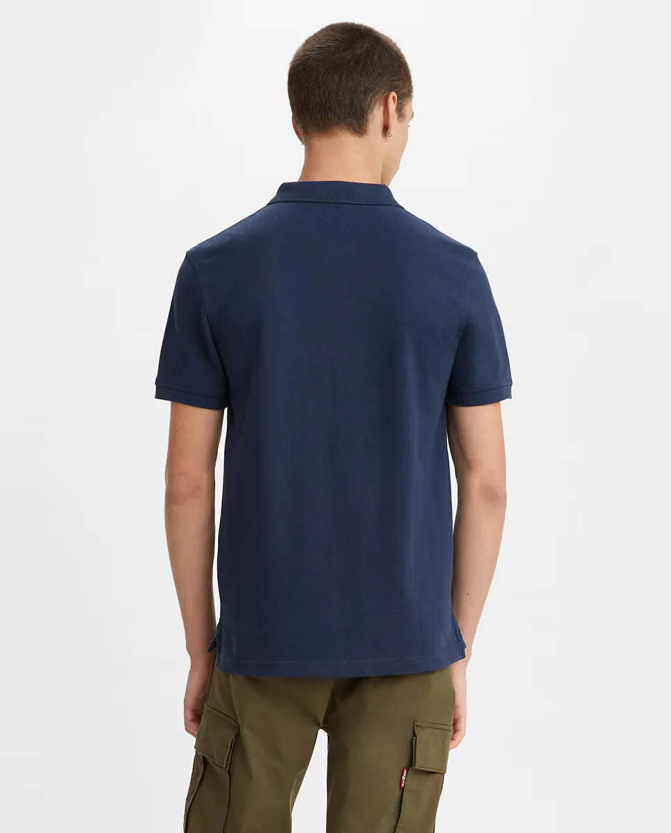 Обычная мужская темно-синяя рубашка-поло из пике с короткими рукавами Levi's, темно-синий
Обычная мужская темно-синяя рубашка-поло из пике с короткими рукавами Levi's, темно-синий