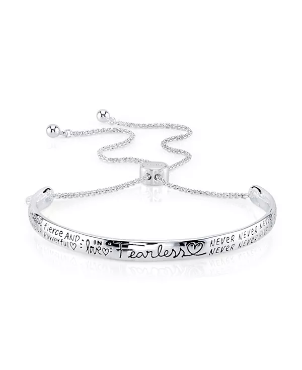 Бесстрашный посеребренный регулируемый браслет-боло Unwritten, silver
Бесстрашный посеребренный регулируемый браслет-боло Unwritten, silver