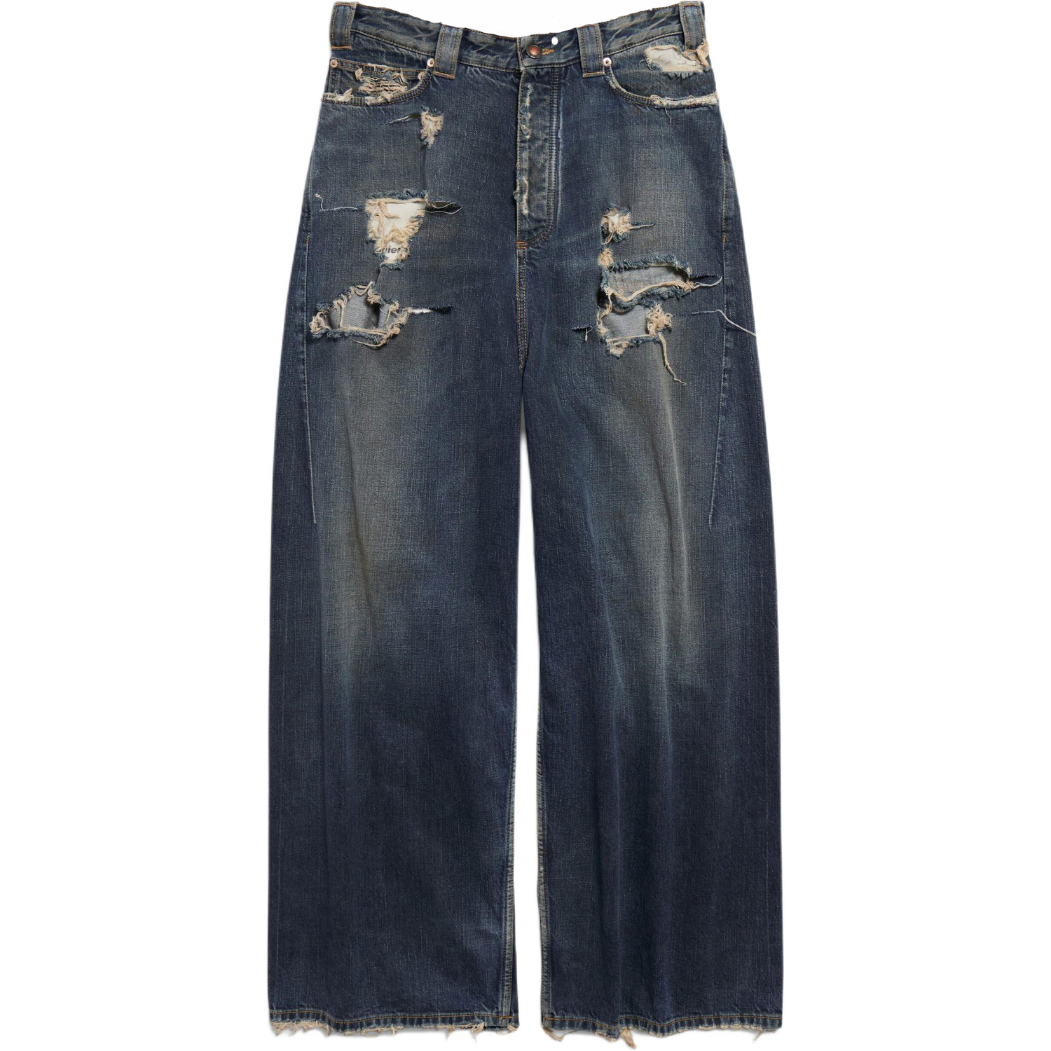 Balenciaga Мужские джинсы свободного кроя, синие
Balenciaga Мужские джинсы свободного кроя, синие