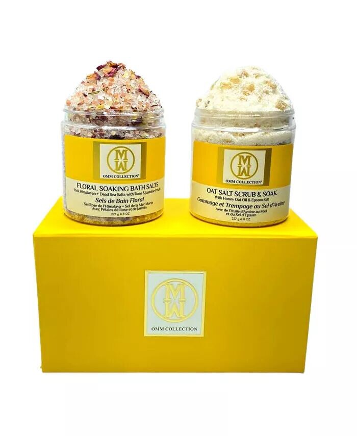 Набор соли для ванн с цветочным рисунком, 2 шт Omm Collection
Набор соли для ванн с цветочным рисунком, 2 шт Omm Collection