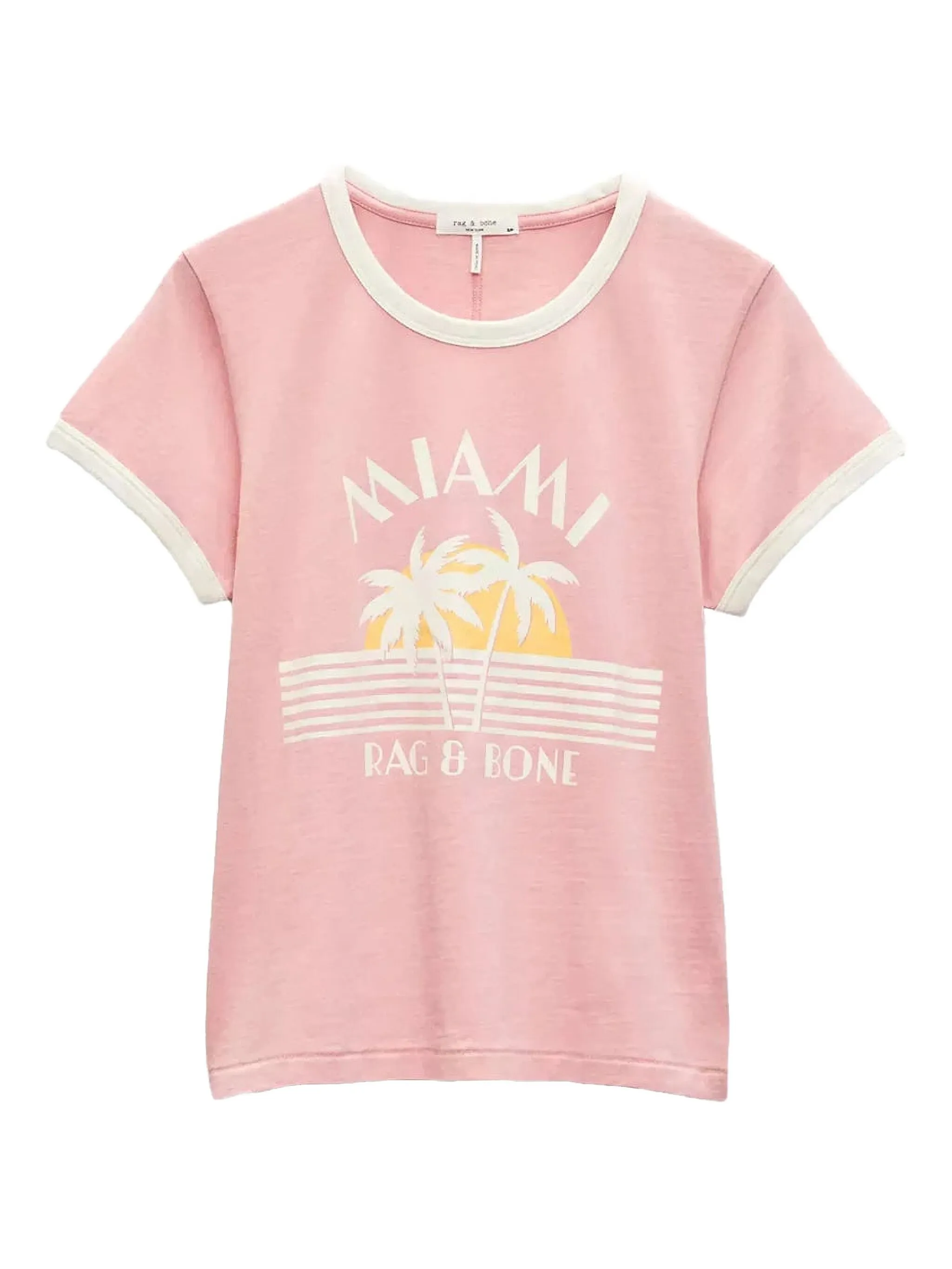 Футболка с графичным принтом Rag & Bone, розовый
Футболка с графичным принтом Rag & Bone, розовый