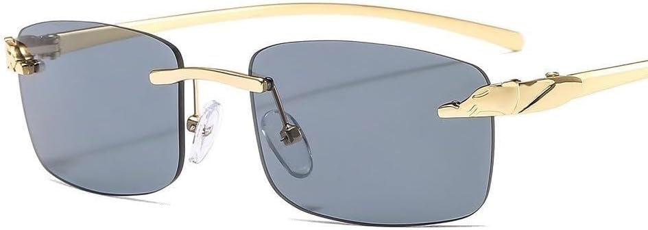 Солнцезащитные очки без оправы прямоугольной формы для женщин в стиле ретро с прозрачными линзами цвета океана, мужские солнцезащитные очки для велоспорта с защитой от УФ-излучения UV400 LXLHWN, Black Grey
Солнцезащитные очки без оправы прямоугольной формы для женщин в стиле ретро с прозрачными линзами цвета океана, мужские солнцезащитные очки для велоспорта с защитой от УФ-излучения UV400 LXLHWN, Black Grey